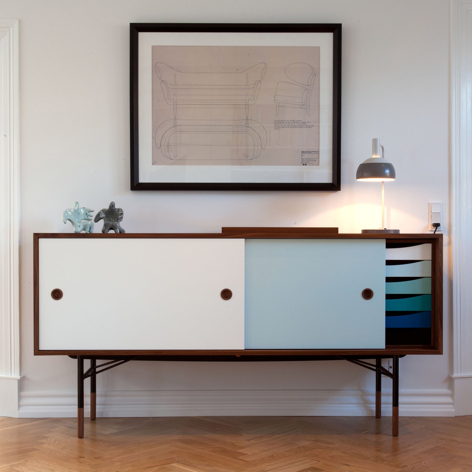 product-color-Sideboard w/ Tray Unit