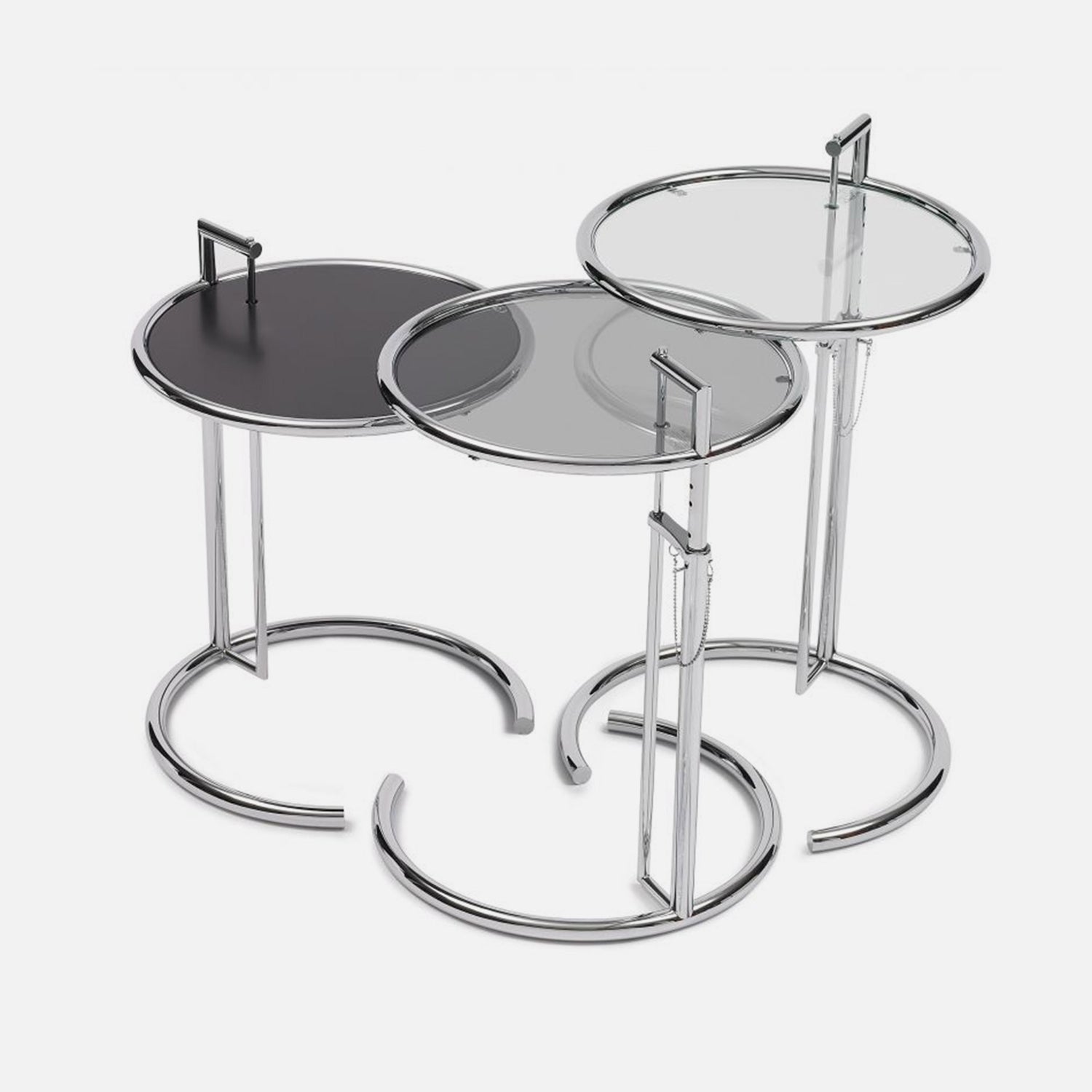 product-color-Adjustable Table E 1027 Chrome