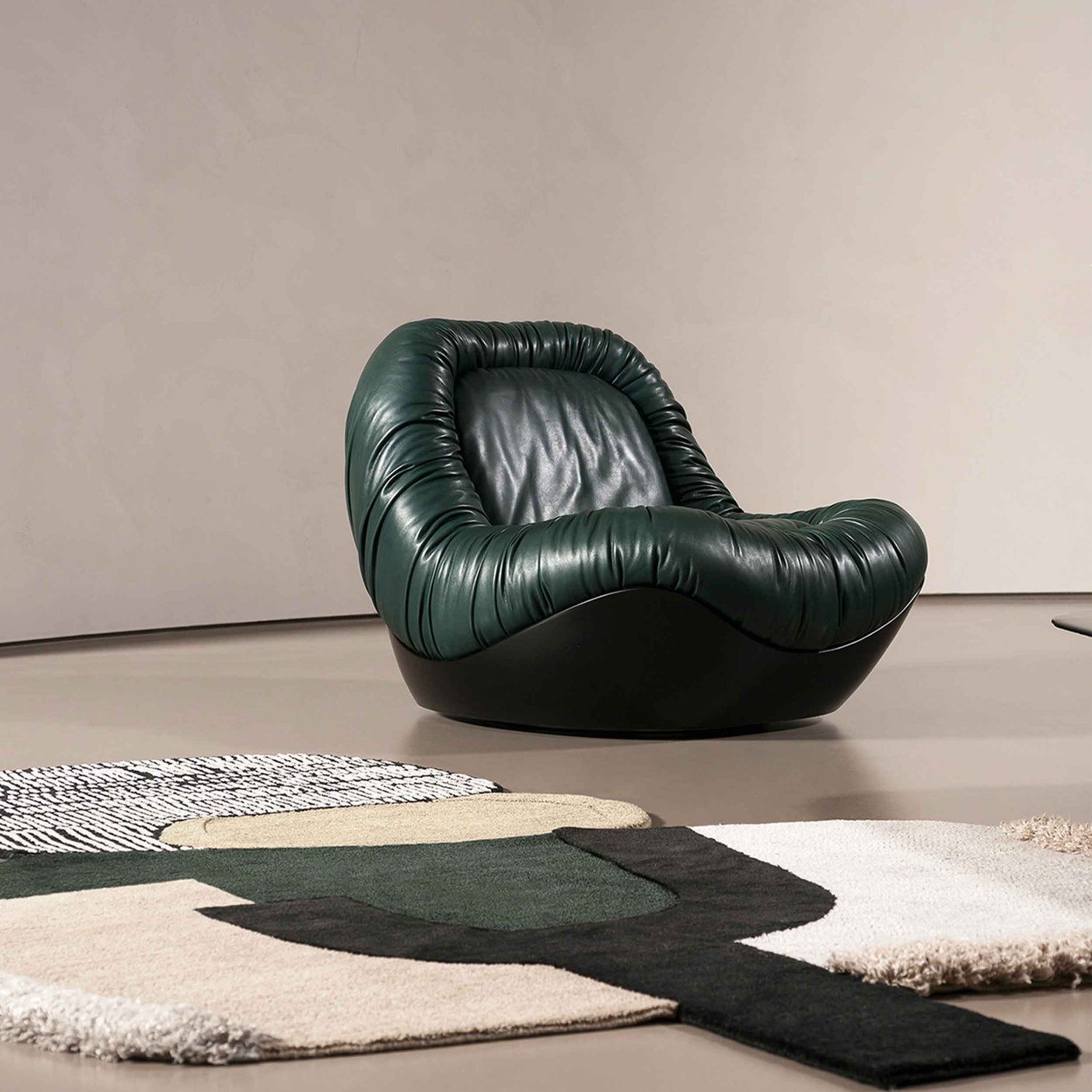 product-color-Pelle Polish Bush/Fibra di Vetro Grigio Scuro, Polish Bush Leather/Dark Gray Fiberglass