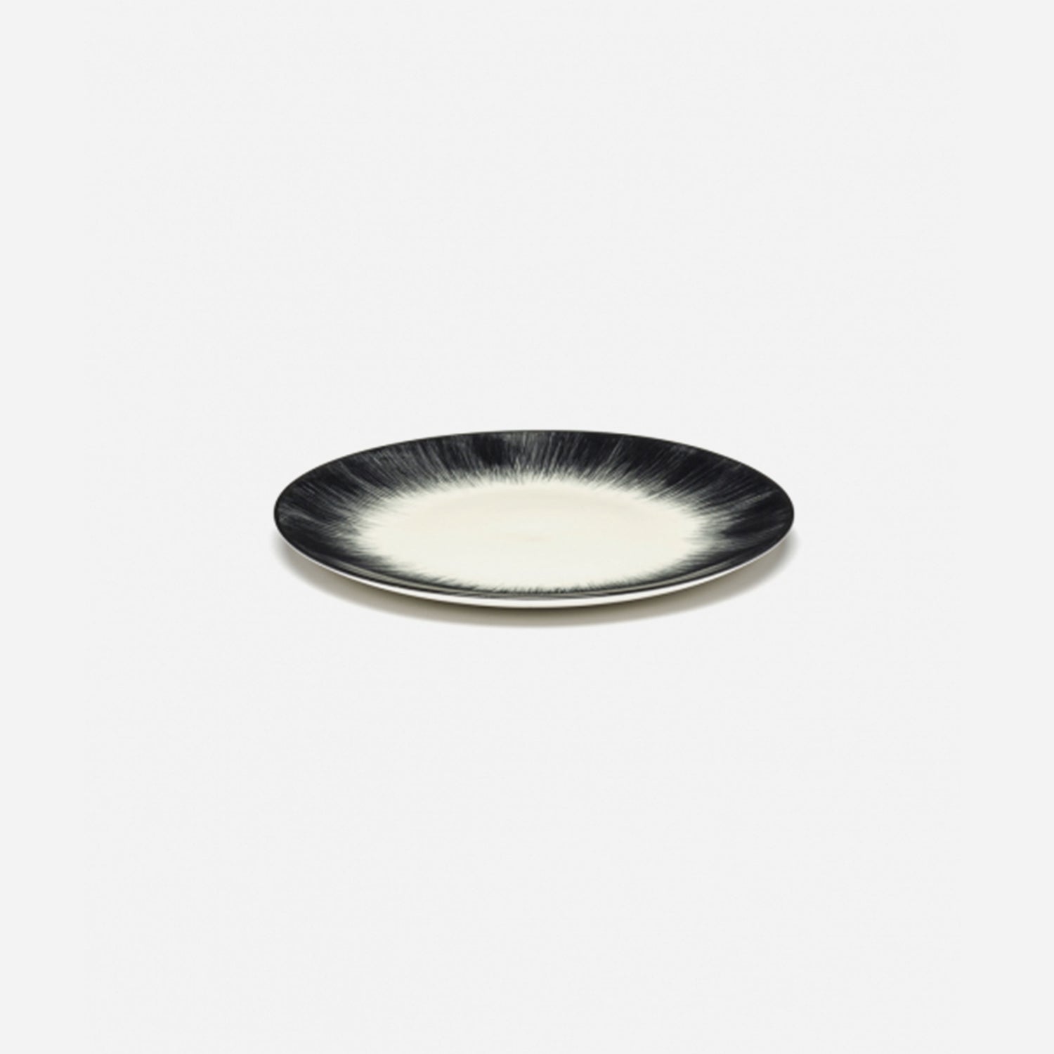 Plates Dé Off White/Black Var 4 D 14 cm - Set of 6