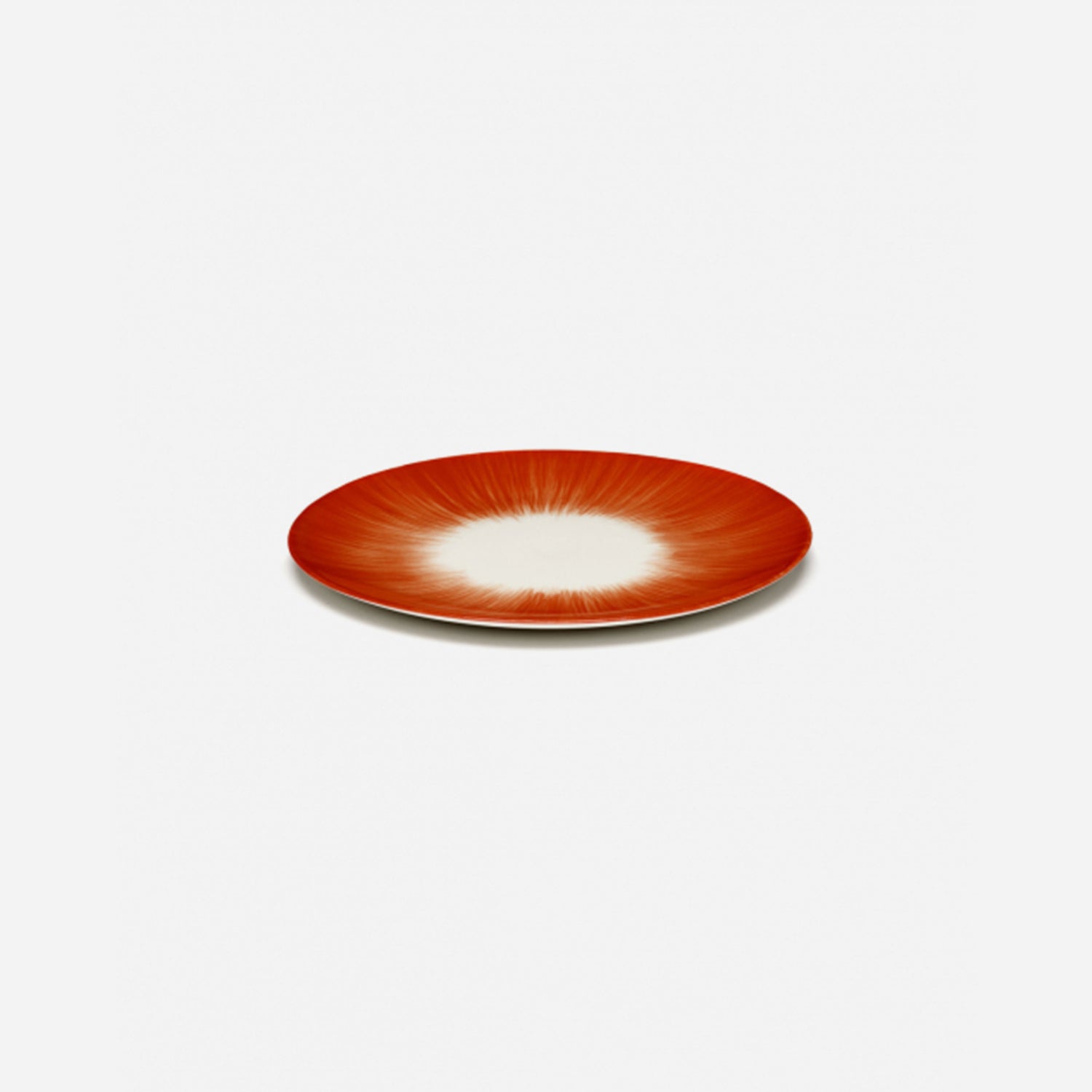 Plates Dé Off White/Red Var 5 D 14 cm - Set of 6