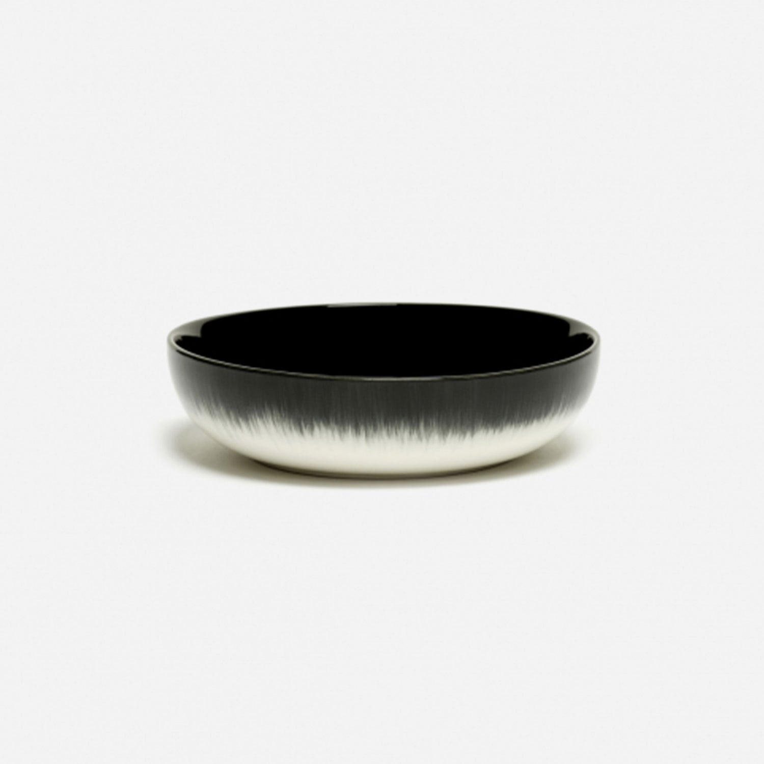 High Plates Dé Off White/Black Var B D 18.5 cm - Set of 6