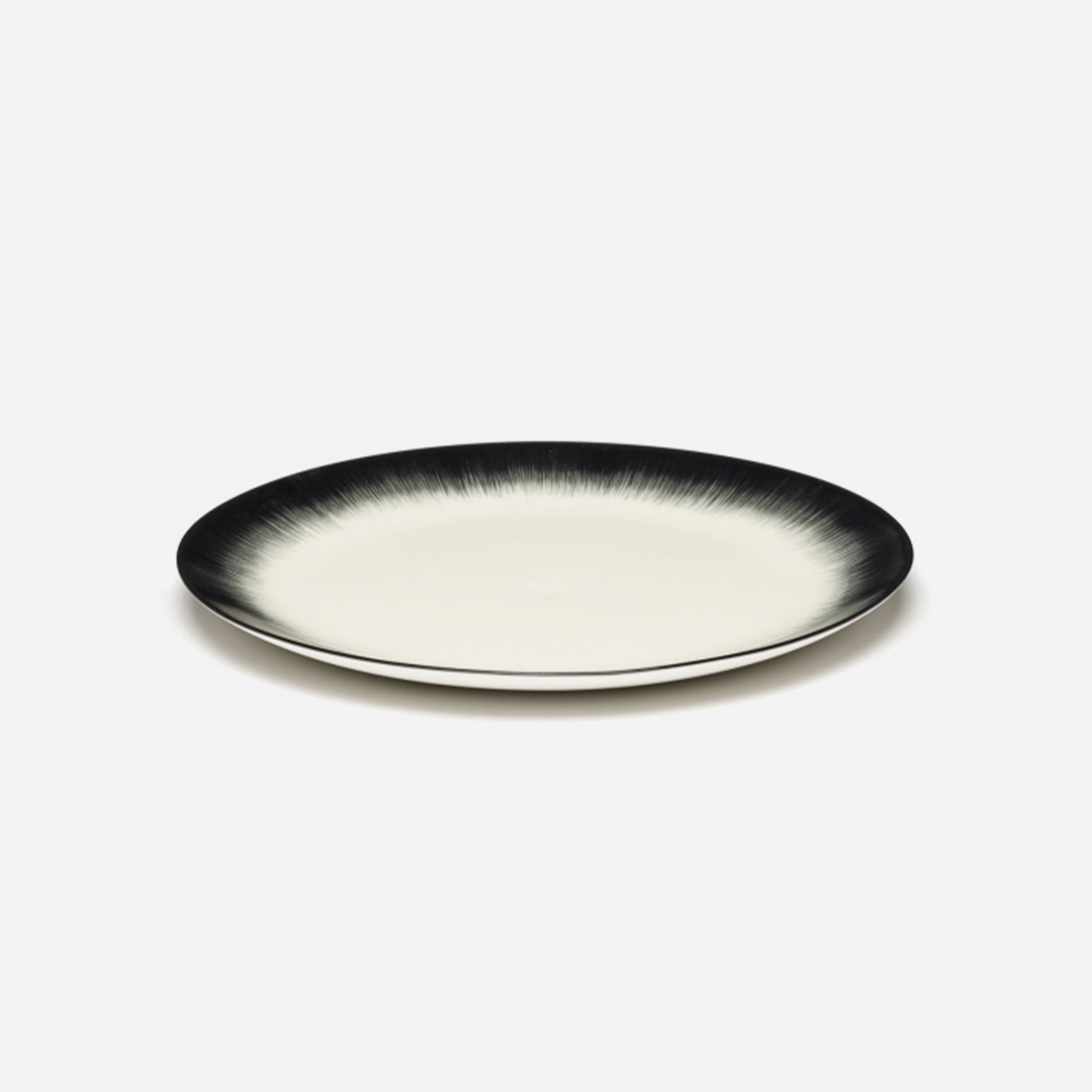 Plates Dé Off White/Black Var 4 D 28 cm - Set of 6