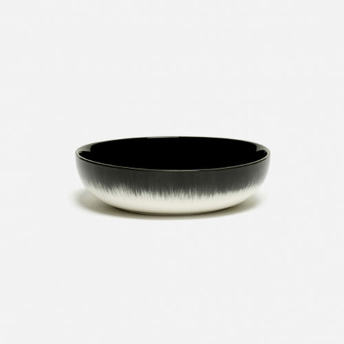 High Plates Dé Off White/Black Var B D 18.5 cm - Set of 6