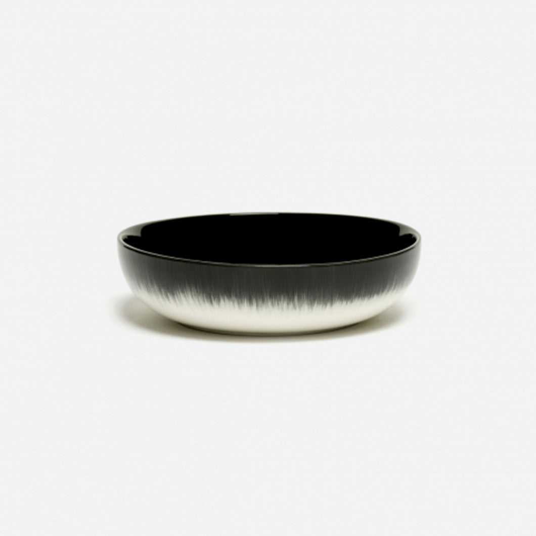 High Plates Dé Off White/Black Var B D 18.5 cm - Set of 6