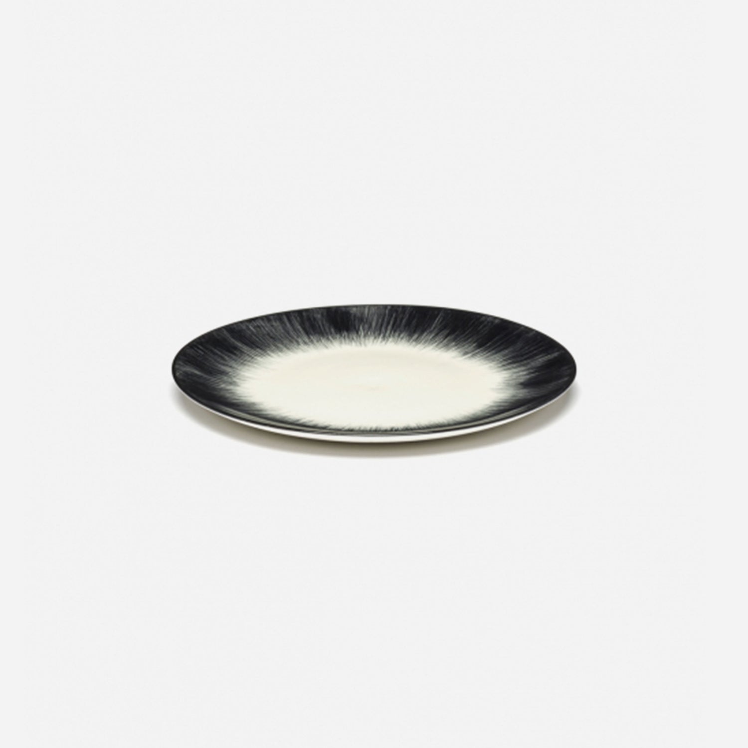 Plates Dé Off White/Black Var 4 D 17.5 cm - Set of 6